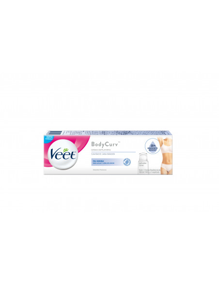 Crema Depilatoria Axila Y Area De Bikini Budy Curve Veet 1u En