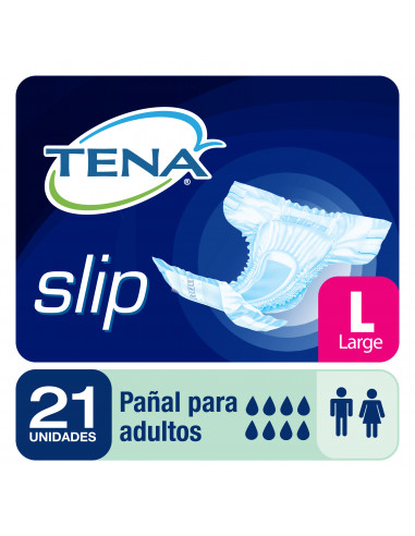 Tena pañal slip large x 21