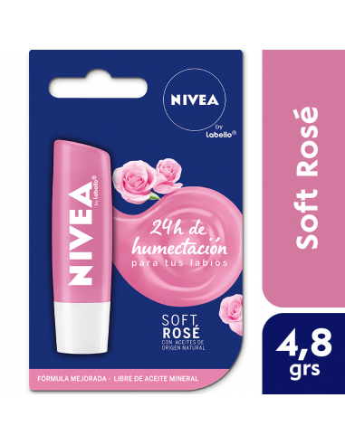 Nivea Lip Soft Rosé 4,8 gr