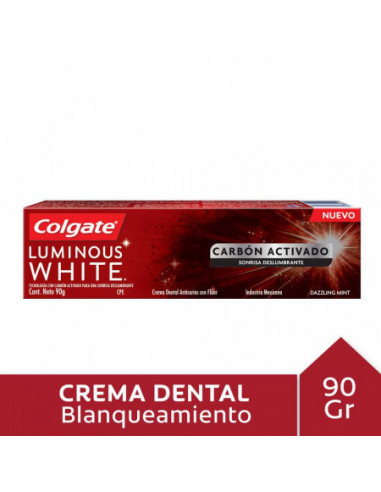 Colgate Crema dental luminous white...