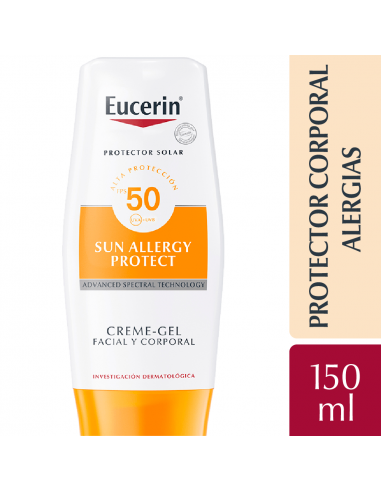 Eucerin Sun Body Crema Gel FPS 50 150 Ml