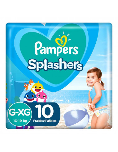 Pampers Splashers Talle 5 x 10 Pañales