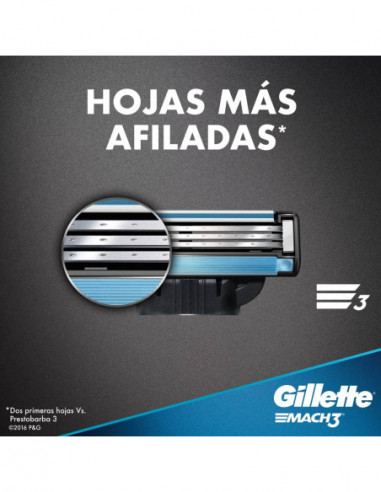 Gillette Mach3 cartuchos para afeitar...
