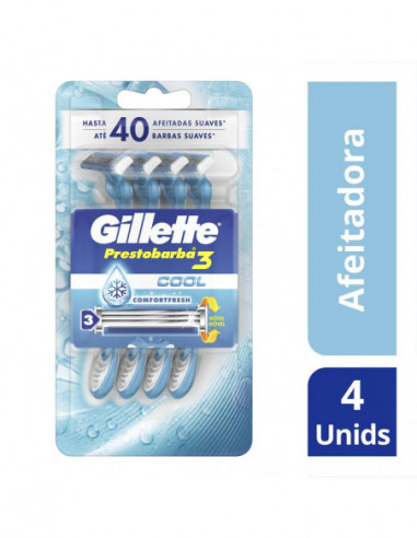 Gillette prestobarba3 cool máquinas...
