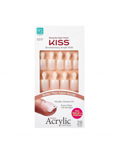 KISS Glue-On Natural uñas adhesivas...