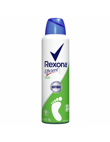 Rexona Efficient Fresh Desodorante Pies Antibacterial 153 ml, Rexona Talcos  Y Desodorantes Pédicos - Farmacias del Sud