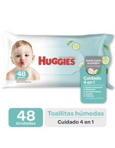 Toallas húmedas Huggies Clásico y Cotidiano x 48 Un. - Farmacity