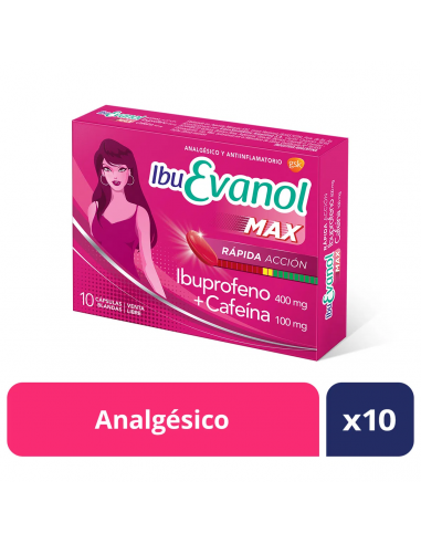 IBU EVANOL MAX RAPIDA ACCION CAPSULAS...