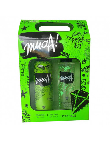 MUAA STAY TRUE KIT SPRAY 150 Ml + DEO...