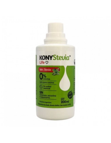 KONY STEVIA LIQUIDO LIFE GOTERO X 200 Ml