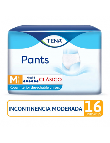 TENA PANTS CLASICO ropa interior M x...