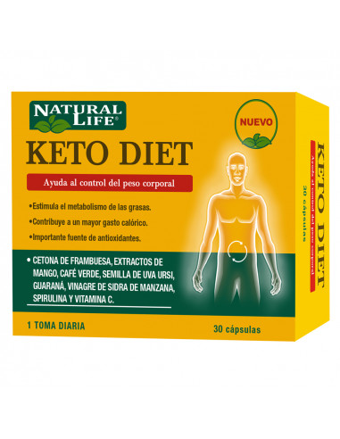 NATURAL LIFE  KETO DIET x 30 capsulas