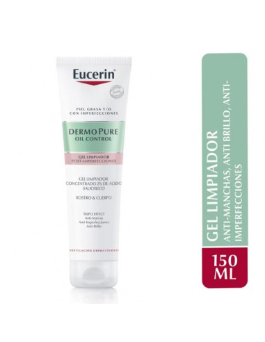 EUCERIN DERMO PURE GEL  LIMPIADOR X...
