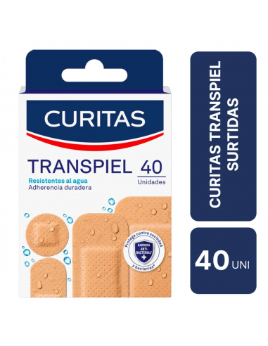 Apósitos surtidos Curitas Transpiel...