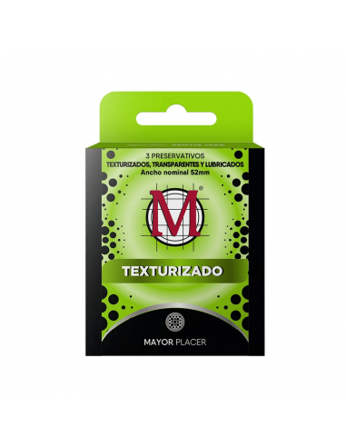 M-FORTE PRESERVATIVOS TEXTURADO X 3...