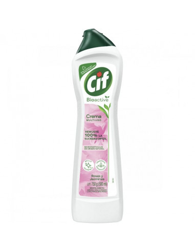 CIF BIO ACTIVE CREMA MULTIUSO rosa y...