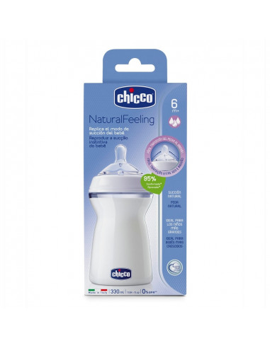 Chicco Mamadera Natural Feeling 6m+... Chicco Mamadera Natural Feeling 6m+...