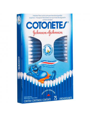Johnson Cotonetes Caja x 75 Hisopos