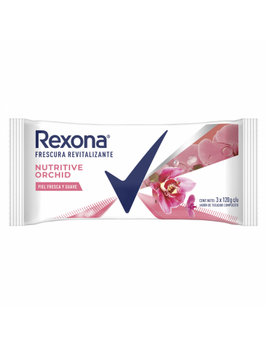 Rexona Nutritive Orchid 3 Jabones x...