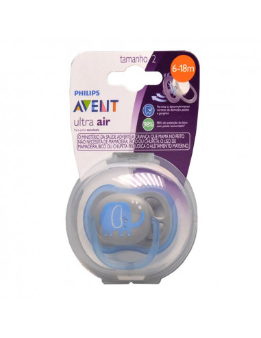 Avent Chupete Ultra Air Deco 6-18m x...