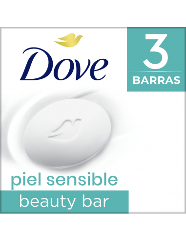 Dove Piel Sensible 3 Jabones X 90 Gr