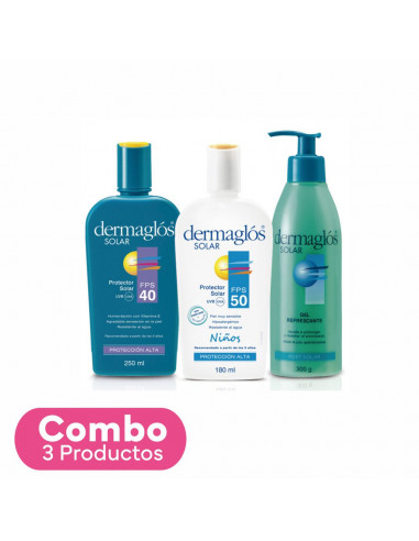 Dermaglos Combo Solar Familiar F50+...