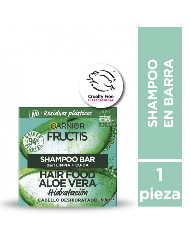 Shampoo Solido Fructis Hair Food Aloe...