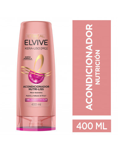 Acondicionador Elvive Kera-Liso MQ 400ml
