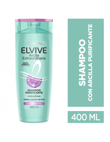 Shampoo Elvive Arcilla Purificante 400ml