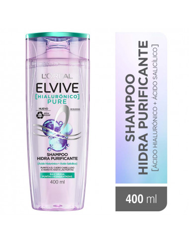 Shampoo Elvive Hialuronico Pure 400ml