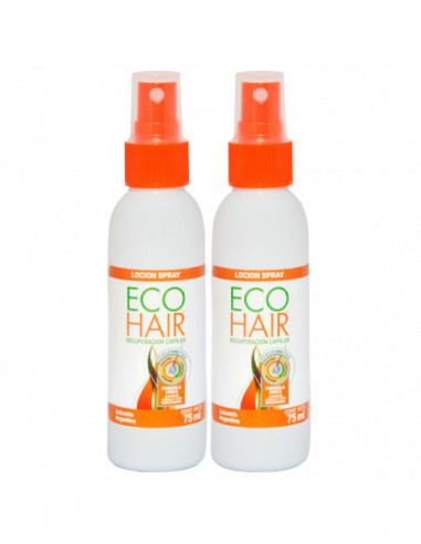 Ecohair Pack Locion Spray De 75Ml X 2...
