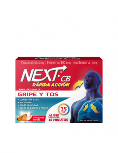 Next Cb Rapida Accion X 20 Capsulas...