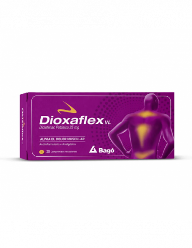 Dioxaflex Vl 25 Mg X 20 Comprimidos
