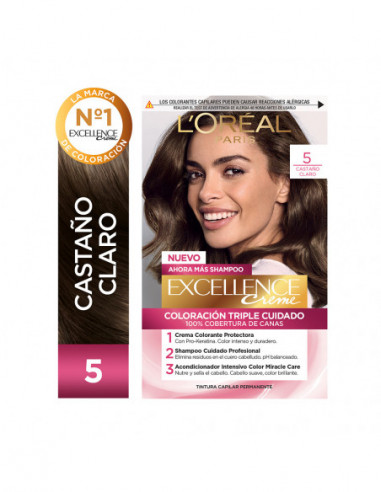 Kit Tintura Excellence Creme Tono 5...