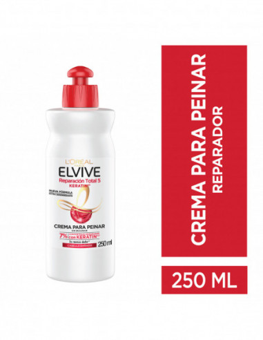 Crema para Peinar Elvive RT5 Keratin...