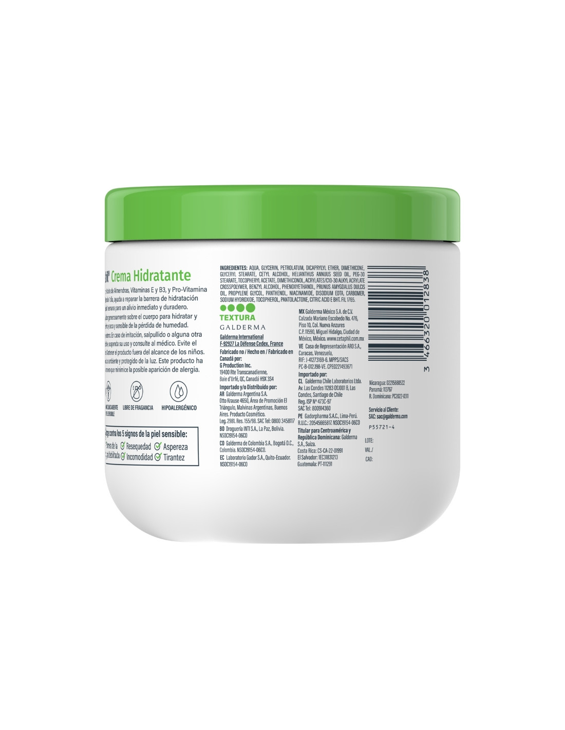 Cetaphil Crema Hidratante x 453 Gr. Cetaphil Crema Hidratante x 453 Gr.