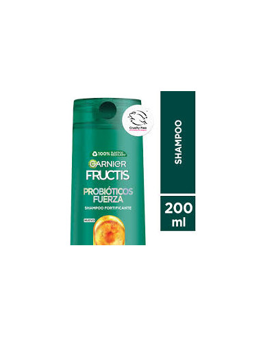 Shampoo Fructis Probióticos Fuerza 200ml