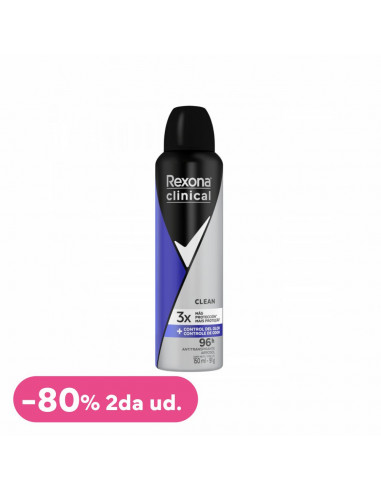 REXONA CLINICAL CLEAN 96H AER 150 Ml DES