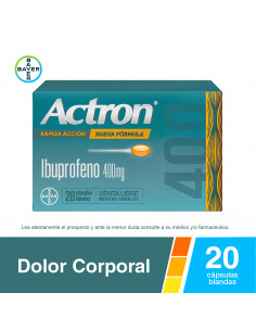Actron 400 mg Rapida Accion...