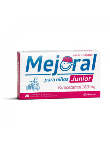Mejoral Para Niños Junior 160mg x 20...