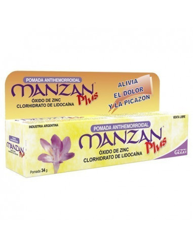 Manzan Plus Pomada x 34 gr