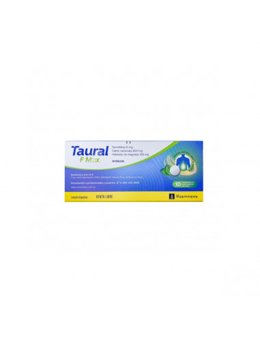Taural F Max 10 mg x 10 Comprimidos...