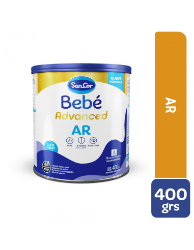Sancor Bebe Advanced A.R - Lata x 400 G