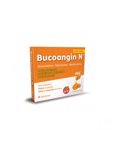 Bucoangin N Sabor Miel x 9 Caramelos...