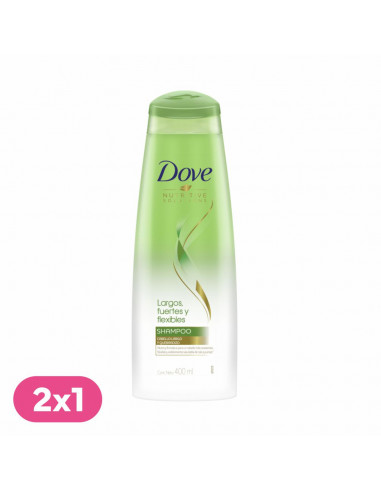 Dove Shampoo largos fuertes y...
