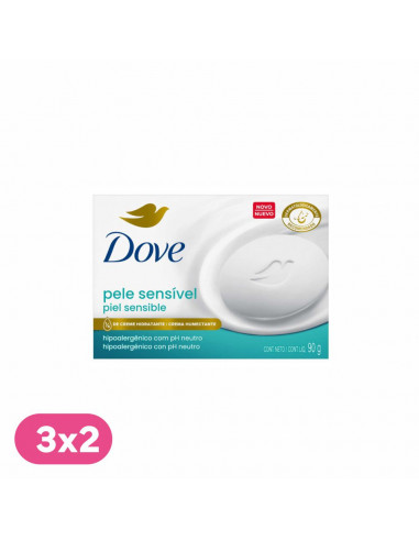 DOVE PIEL SENSIBLE JABON X 90 Gr