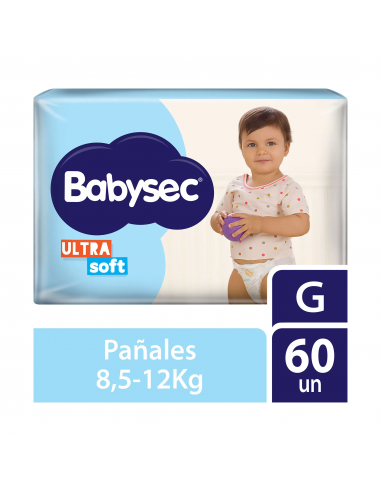 Babysec Ultrasoft G x 60 Pañales Babysec Ultrasoft G x 60 Pañales