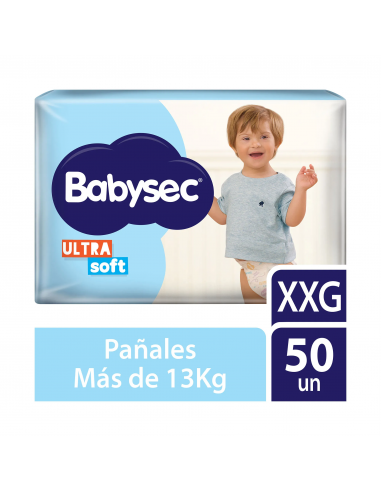 Babysec Ultrasoft XXG x 50 Pañales Babysec Ultrasoft XXG x 50 Pañales