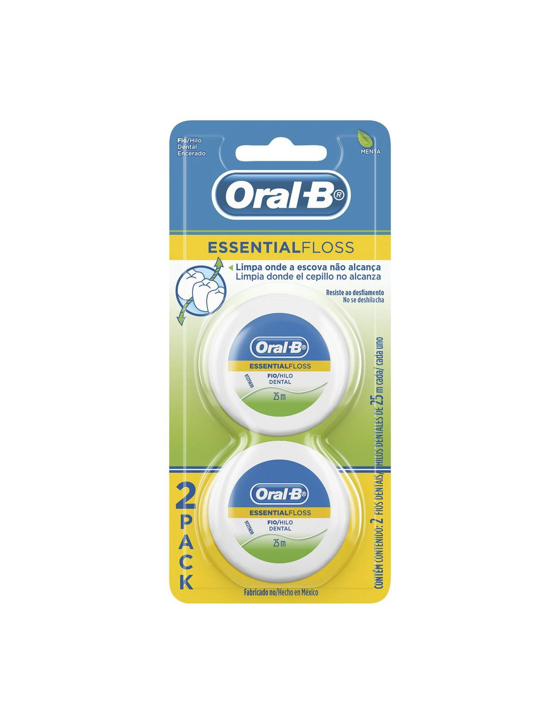 Oral-B Essential Floss Hilo Dental 25m 2 Unidades en Farmacias y  Perfumerías Lider